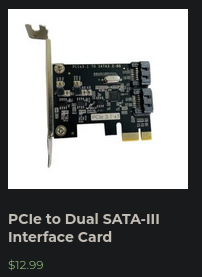 Dual SATA Adapter
